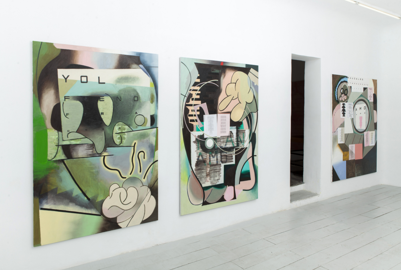Installation view.