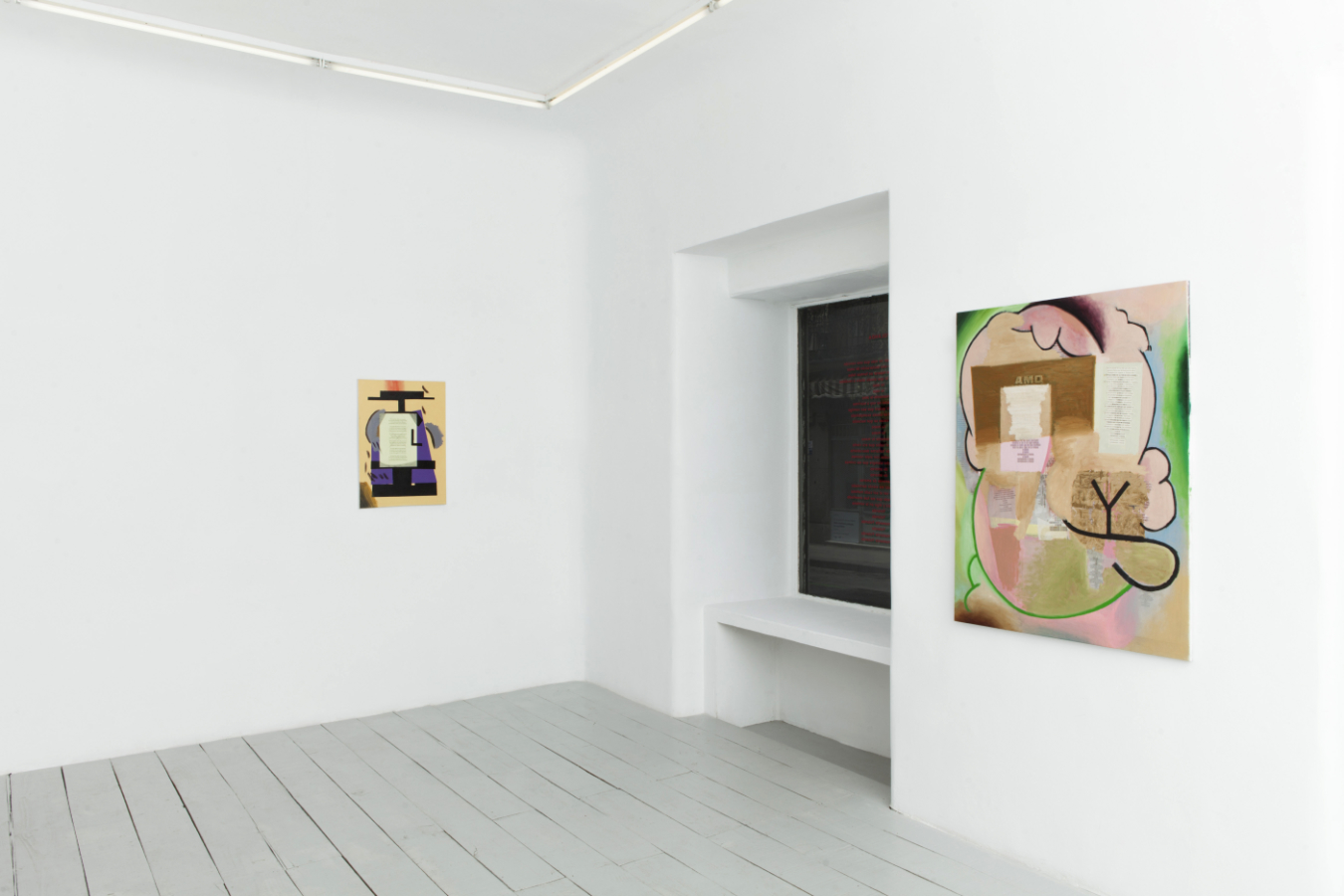 Installation view.