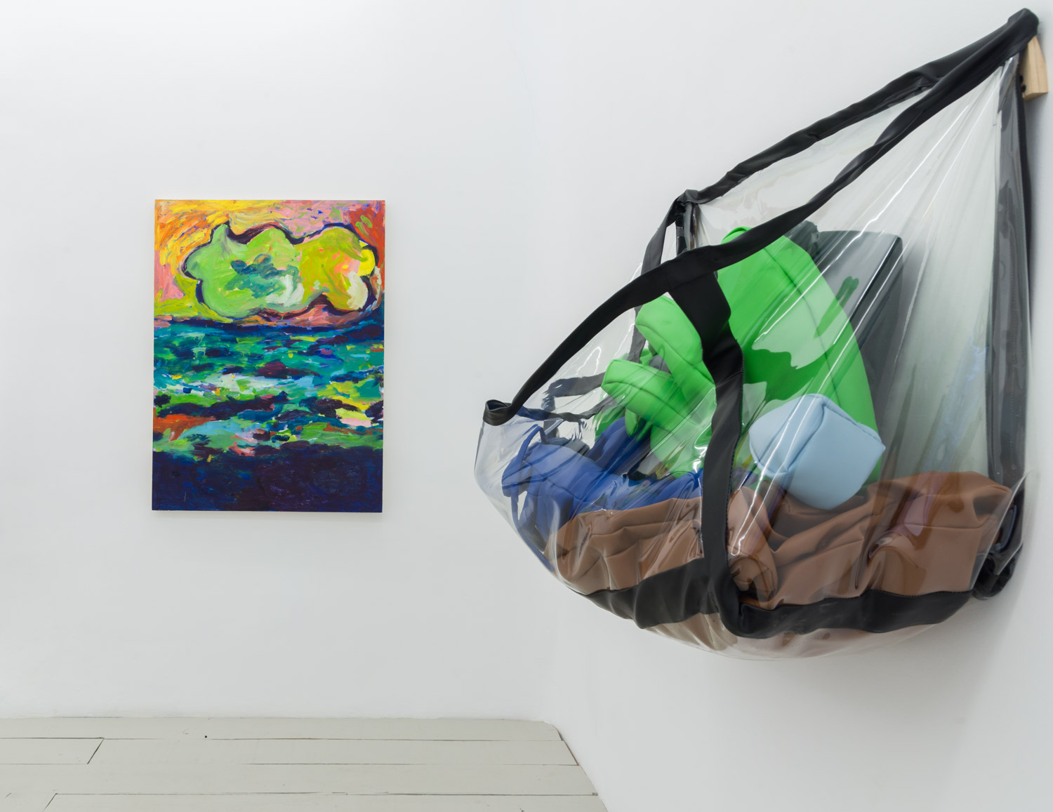 Installation view Flat Earthers / Freeman + Hood + Robertson + Rubenstein