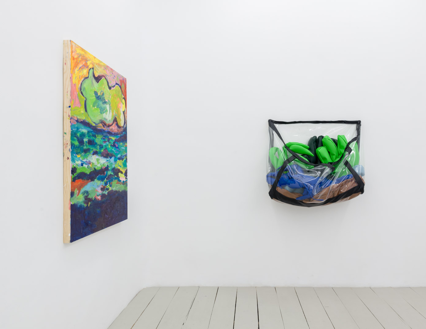 Installation view Flat Earthers / Freeman + Hood + Robertson + Rubenstein
